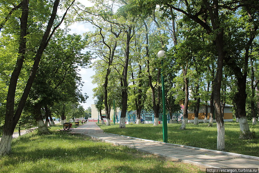 А вот и сам парк...