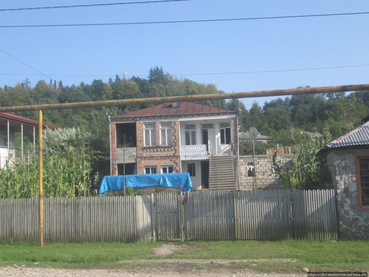 Прогулка по небольшому и приятному городу Мартвили, Грузия