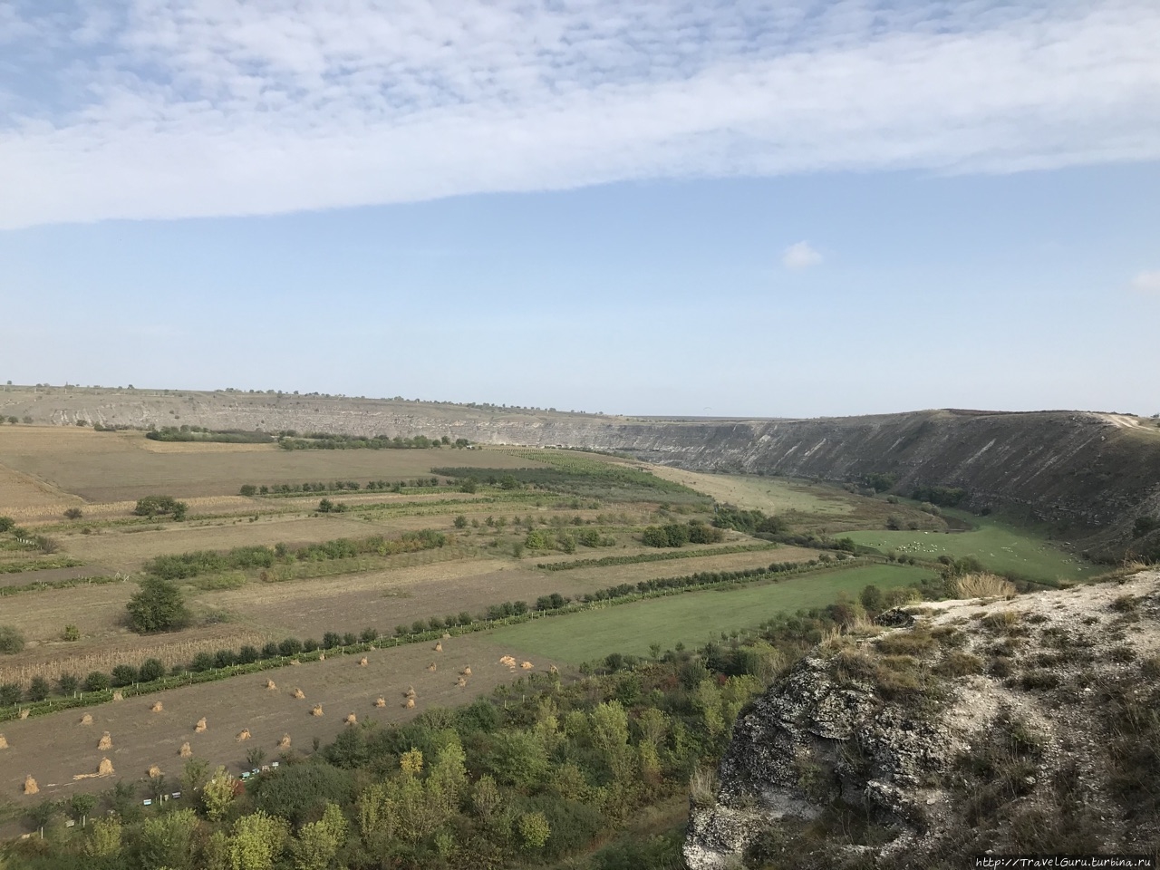 Долина реки Реут в Старом Орехе Шолданешты, Молдова