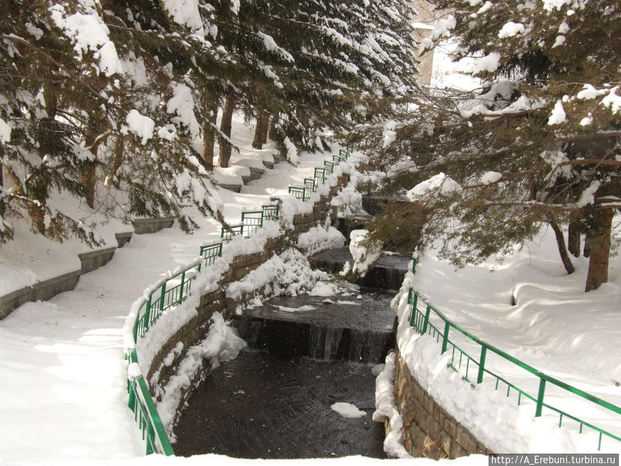 Зима в Джермуке Джермук, Армения