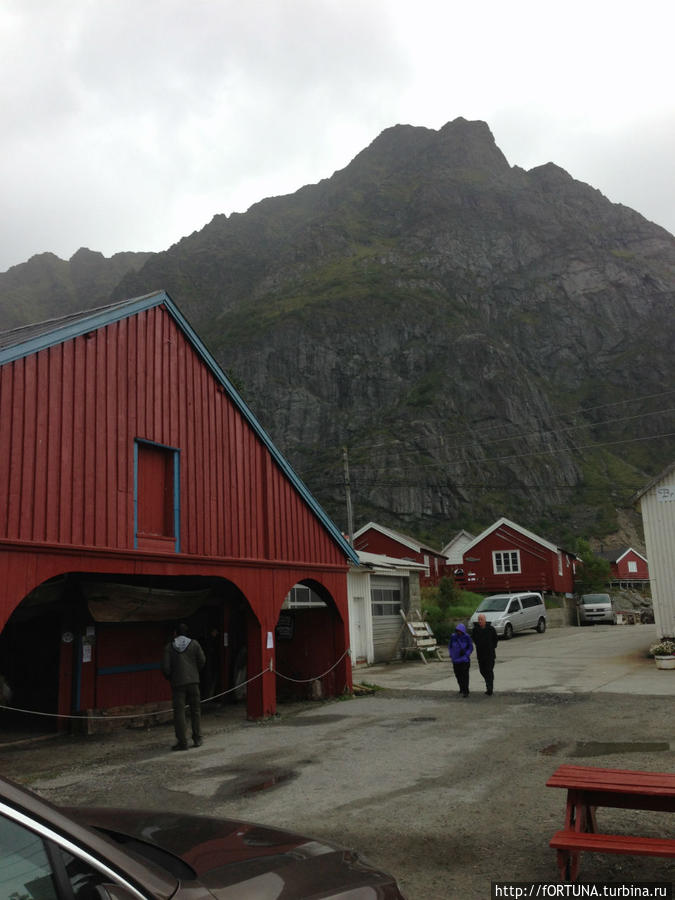 Деревня  с названием ручей О, Лофотенские острова, Норвегия