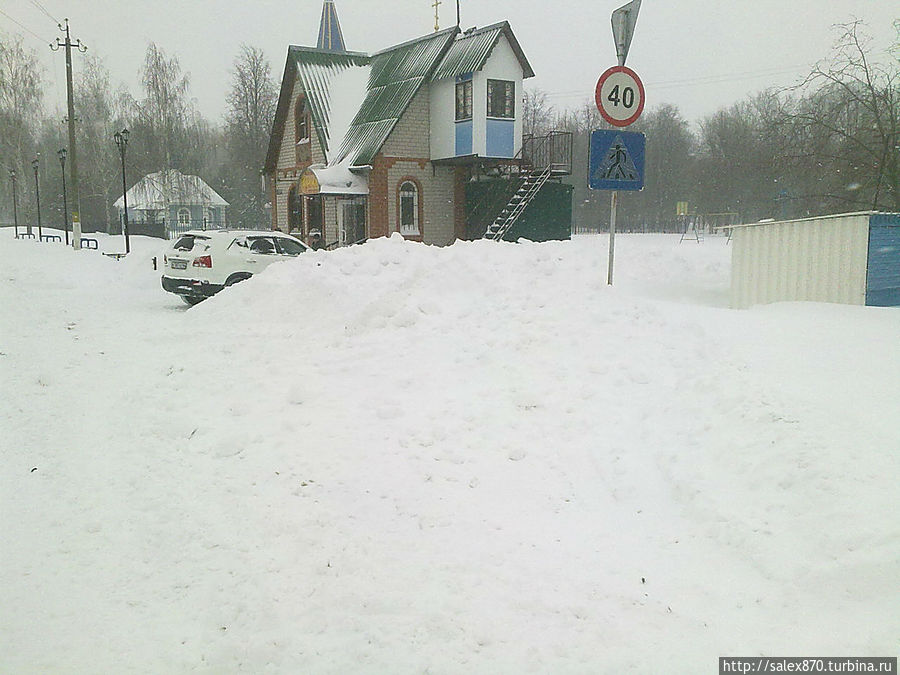 Прогулка по мартовским зимним Понырям Поныри, Россия