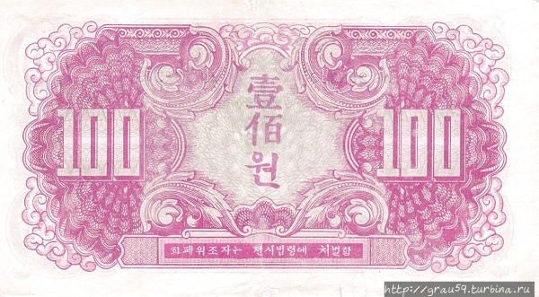 Деньги от Красной Армии. Вона КНДР