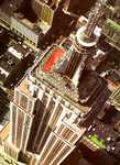 Empire State Building, вид сверху. Скан из книжки