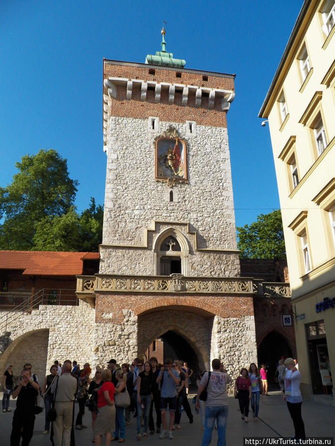 Флорианские ворота Краков, Польша