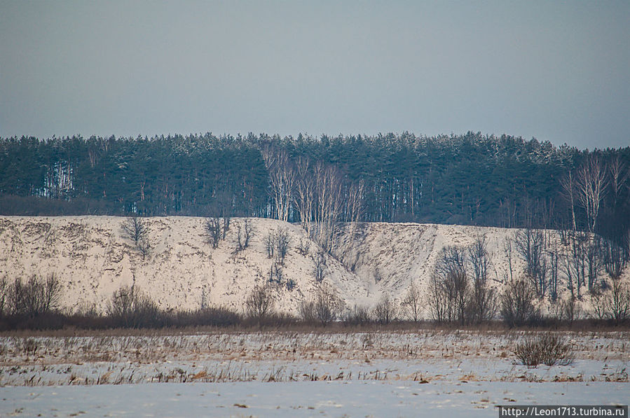 Месторасположение городища Дуна. Тульская область, Россия