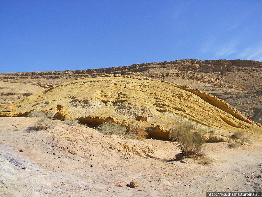 Цветные пески Эйн-Яав Мицпе-Рамон, Израиль