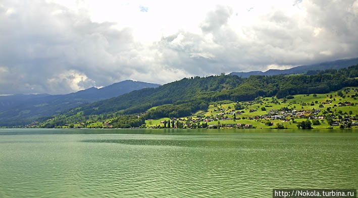 Озеро Зарнен Швейцария