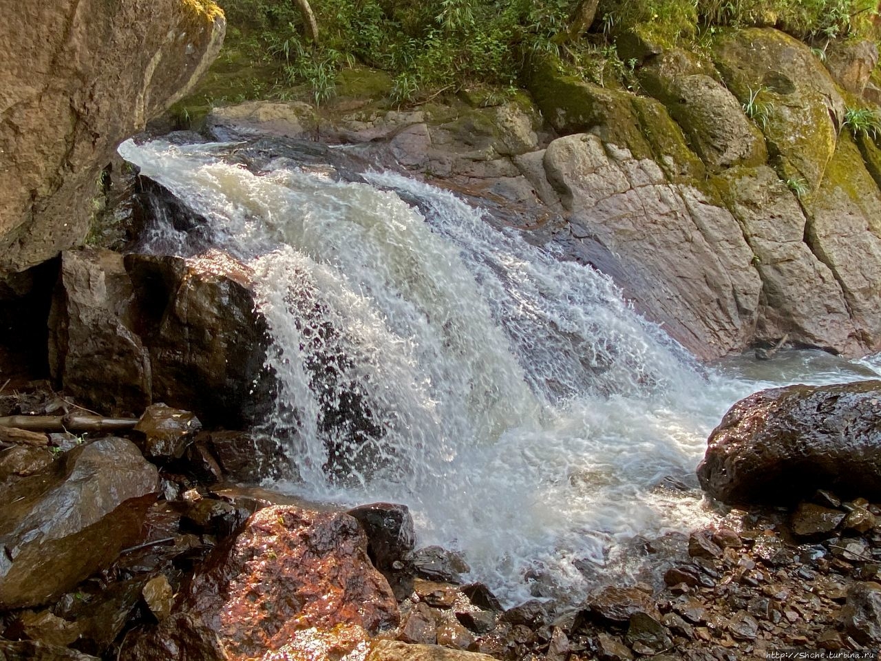 Водопад на Аройо Сан Хуан Сан-Лоренцо, Мексика