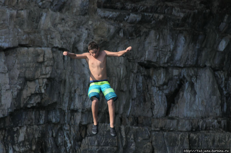 Как мы прыгали с детьми с обрыва на островах Бриуни Фажана, Хорватия