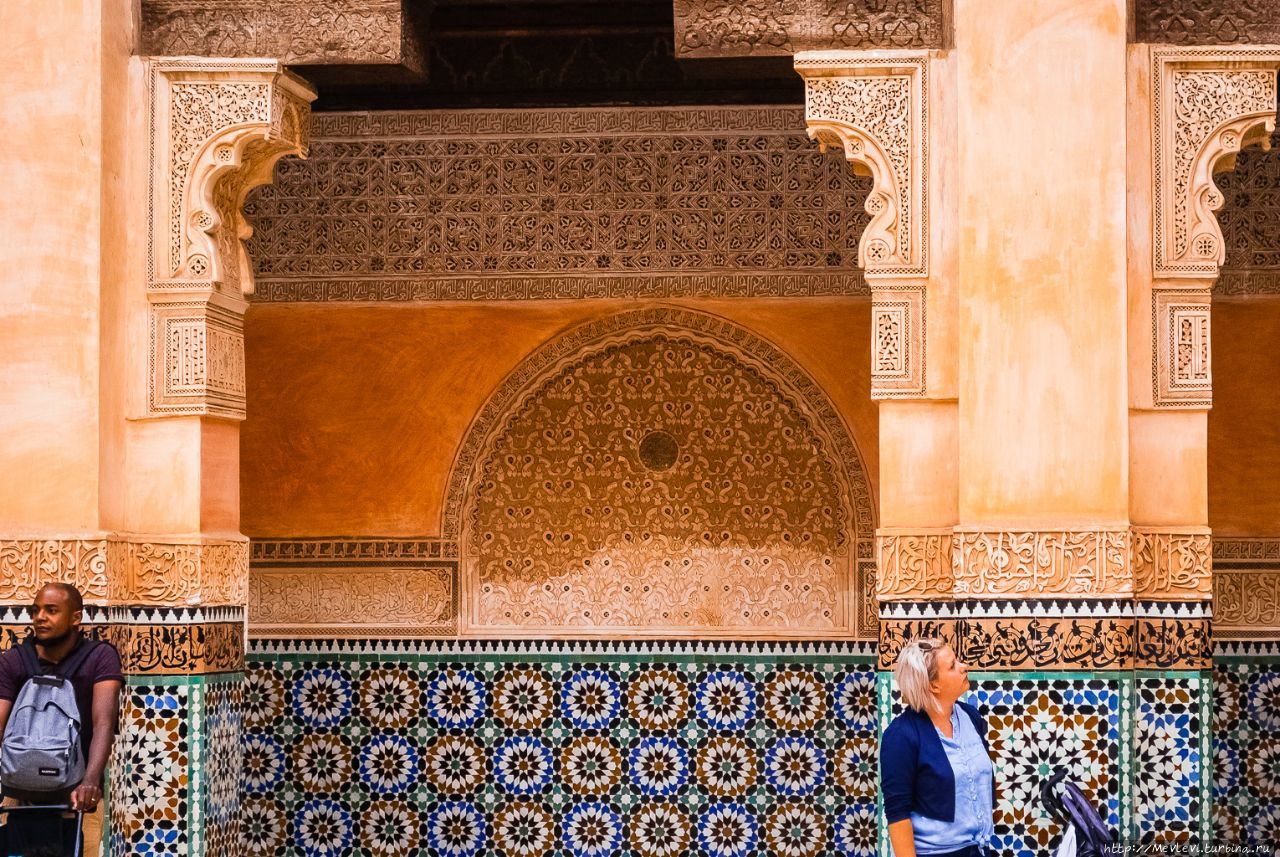 Медресе Бен Юсуфа. Марракеш, Марокко