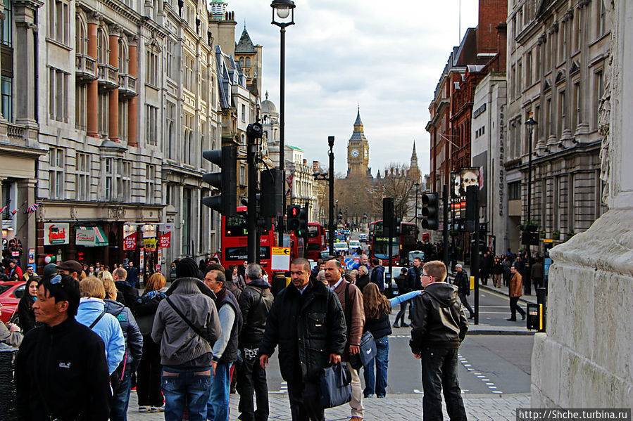 Charing Cross — официальный центр Лондона Лондон, Великобритания