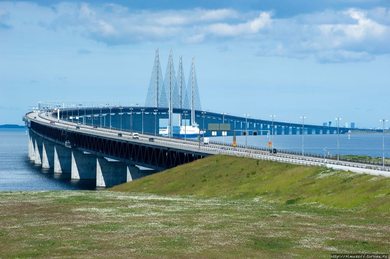 Эресуннский мост-тоннель Копенгаген, Дания