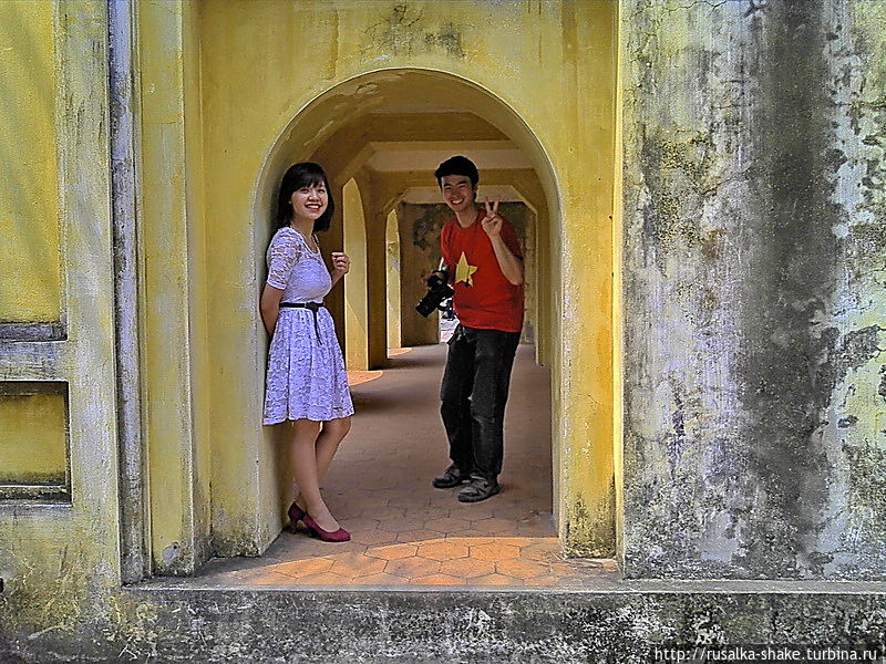 На стенах цитадели Ханой, Вьетнам