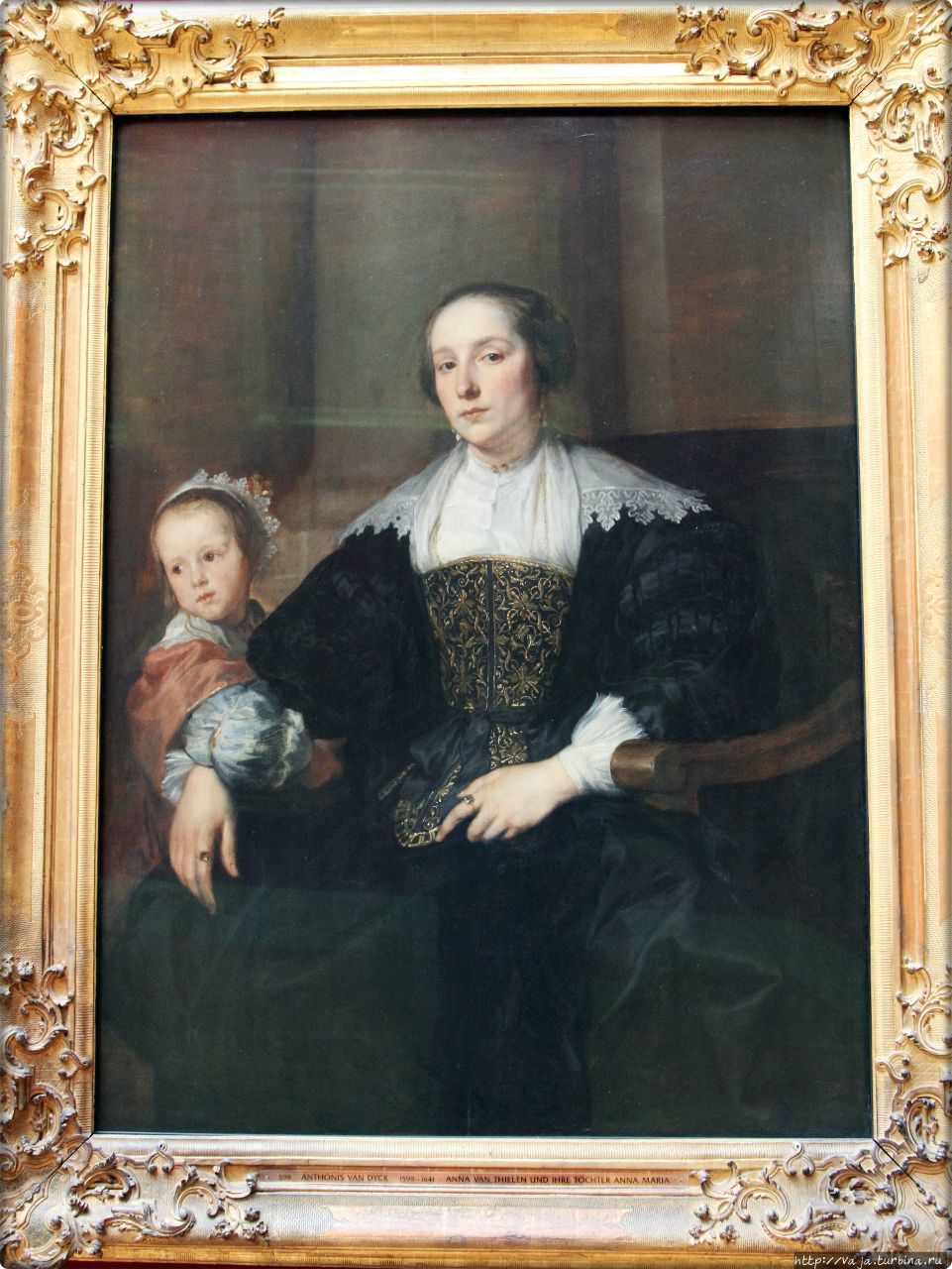 Семья живописца. Жена и дочь Ван Дейка Мюнхен, Германия