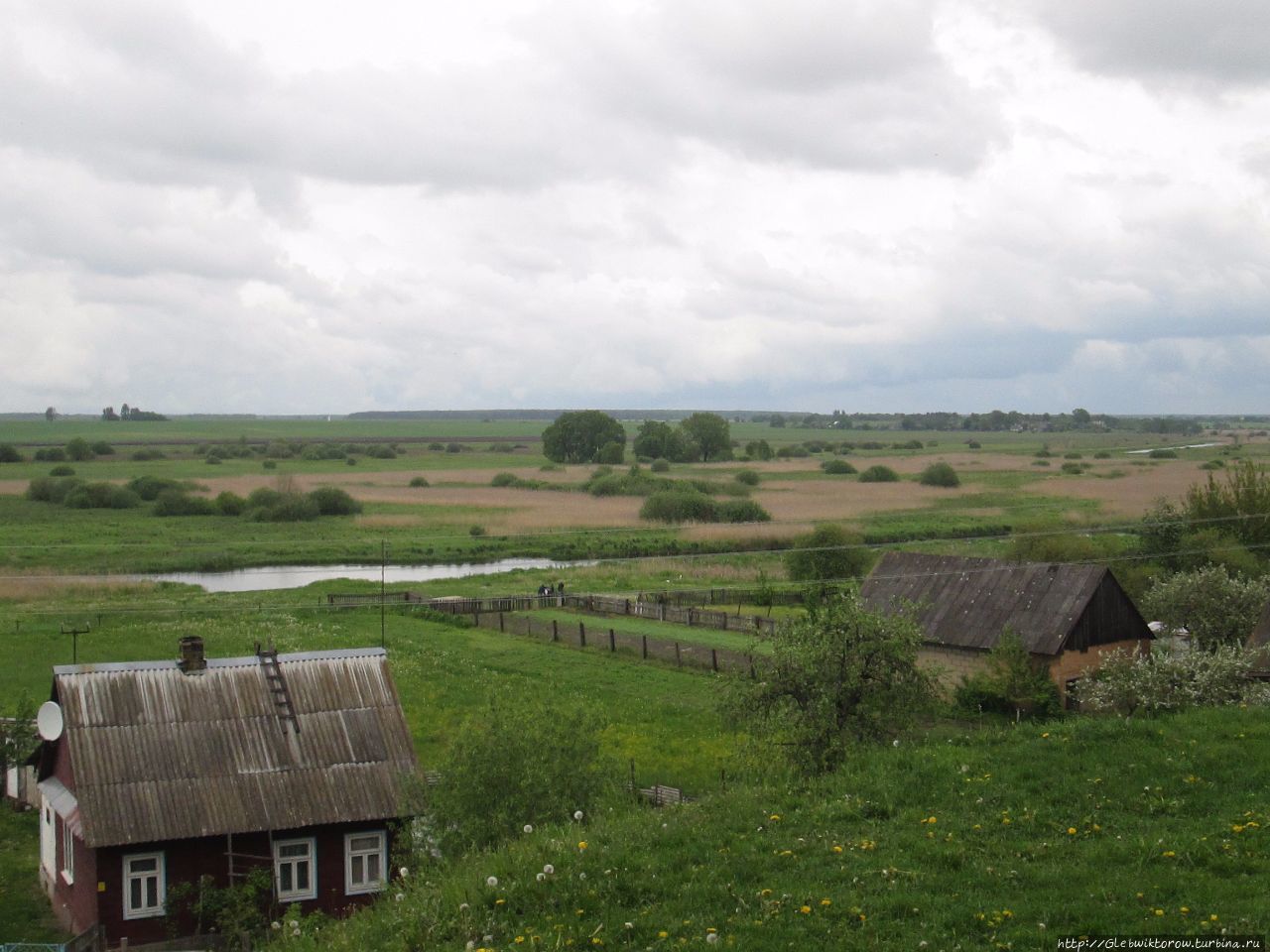 Прогулка по центру города Каменец, Беларусь