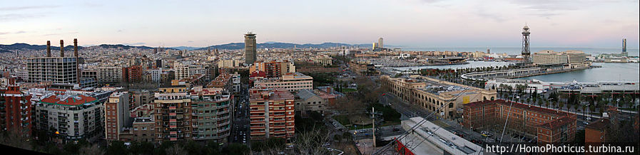 Фонтаны горы Юпитера Барселона, Испания