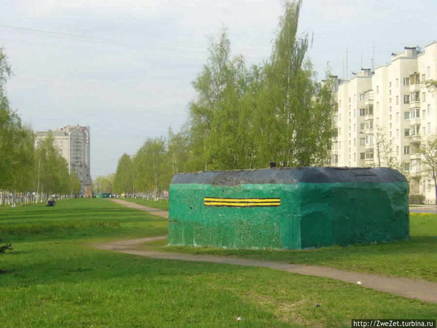 ДОТ, защищавший ныне не существующую Варшавскую железную дорогу (район обороны Ижора) Санкт-Петербург, Россия