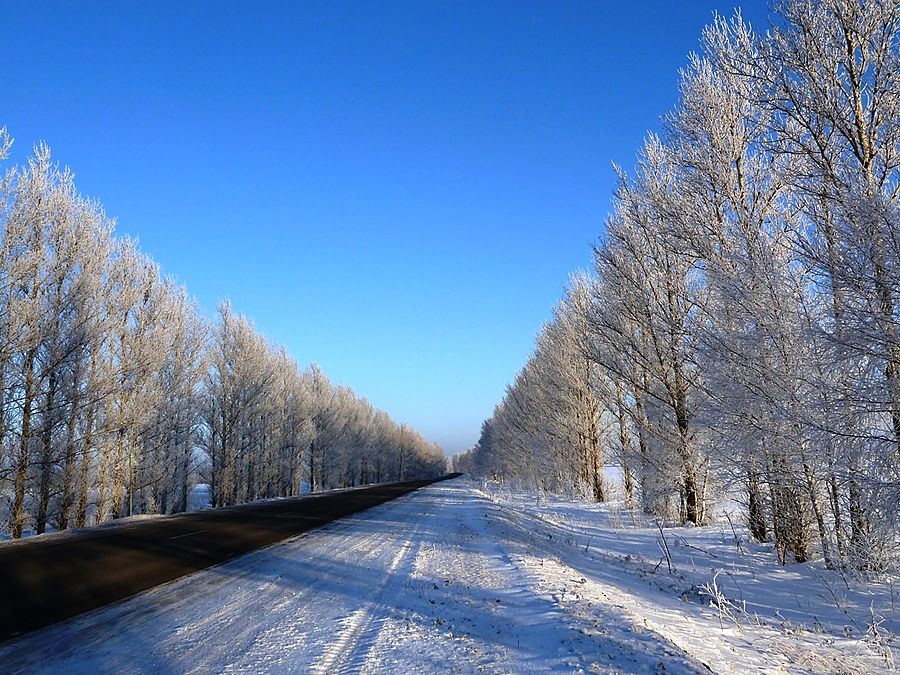 Зимний путь Россия