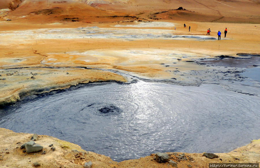Панорама геотермальной зоны Исландия