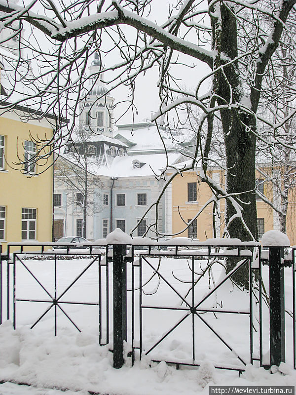 В Риге обильный снегопад Рига, Латвия