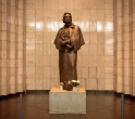 Памятник А.С.Пушкину на станции метро Черная речка