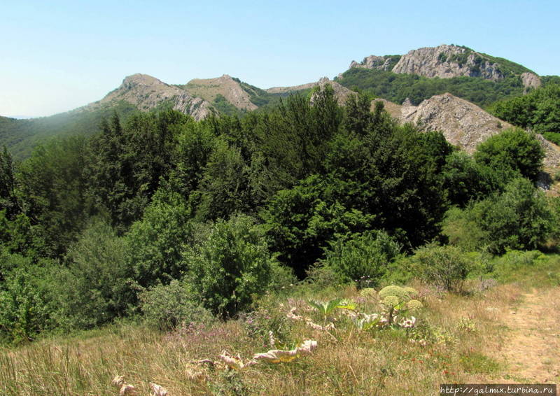 От Б. Ворот до пер. Каллистон Крымский природный заповедник, Россия