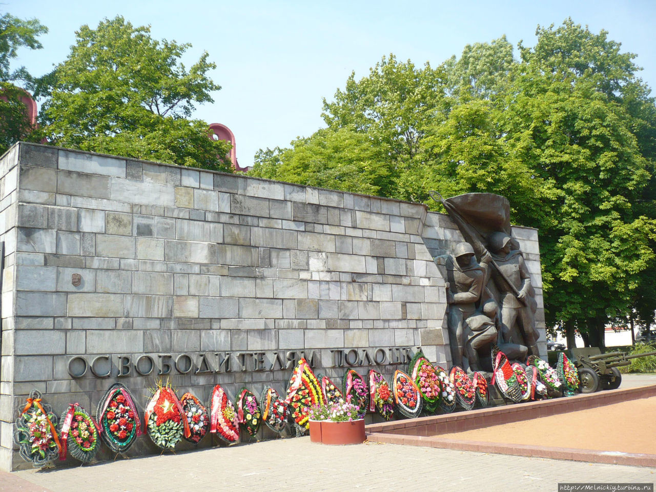 Памятник освободителям Полоцка Полоцк, Беларусь