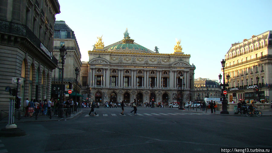 Прогулка от фонтана Мольер до Оперы Париж, Франция