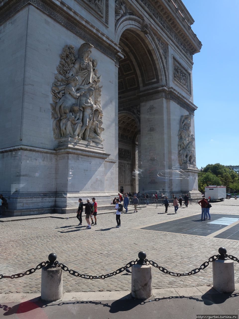 Фрагмент Триумфальной арки. Париж, Франция