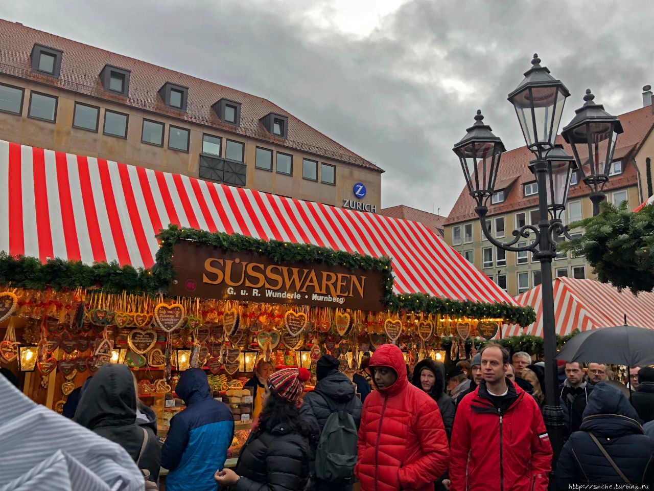 Центральная рыночная площадь Нюрнберг, Германия