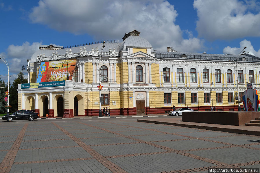 Драмтеатр тамбов карта