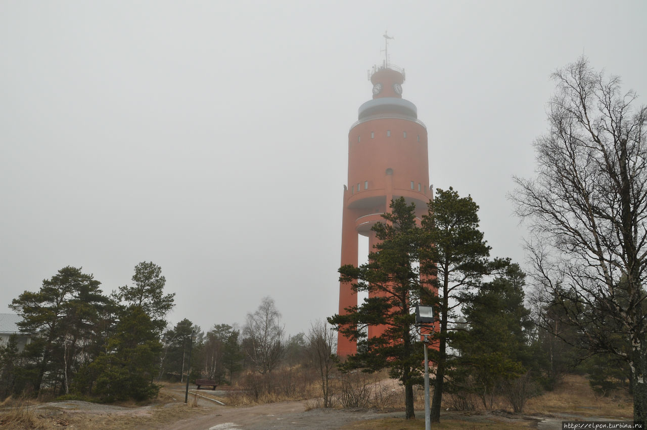 Ханко в тумане Ханко, Финляндия