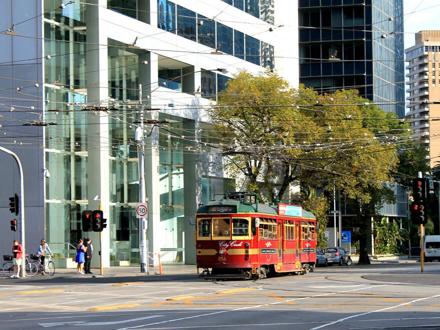 Бесплатный ретро-трамвай №35 — туристическое кольцо Мельбурн, Австралия