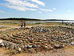 Лабиринт на большом Соловецком острове