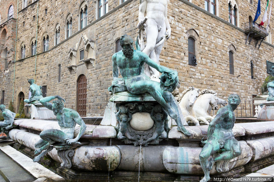 Палаццо Веккьо и Площадь Синьории Флоренция, Италия