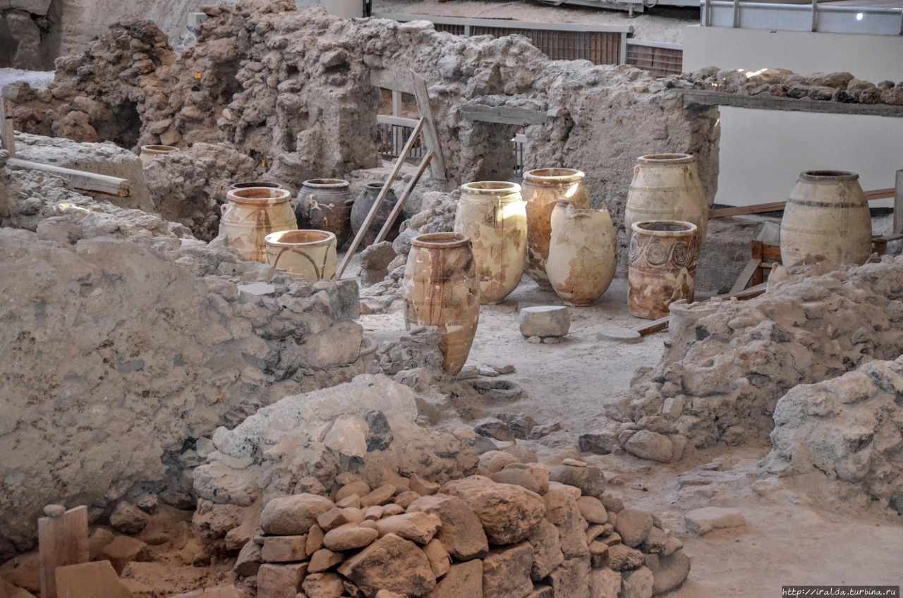 Археологический заповедник Акротири Акротири, остров Санторини, Греция