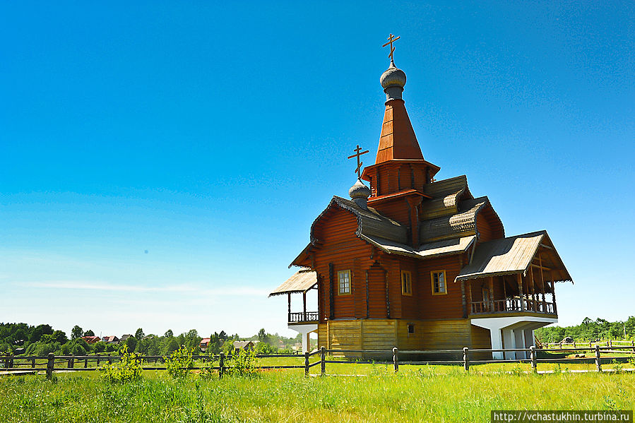 Храм Германа Столобенского в д.Сосница, Селигер.
