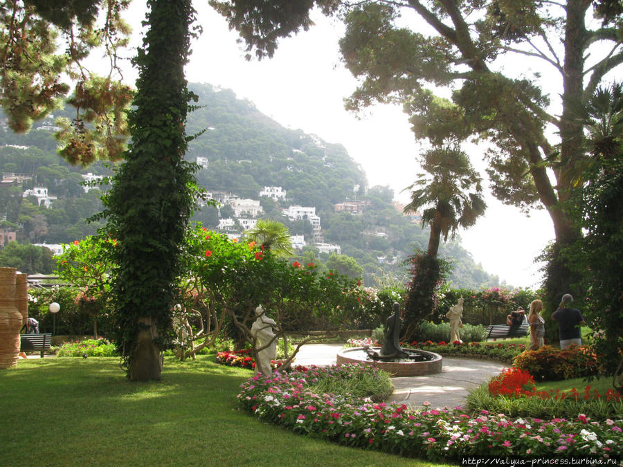 Сады Августа Остров Капри, Италия