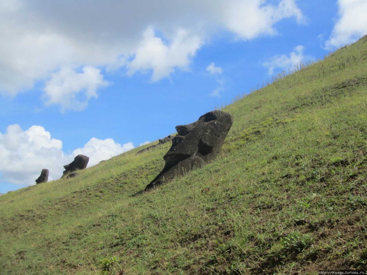 Рано Рараку – колыбель гигантских  моаи. Ч.69