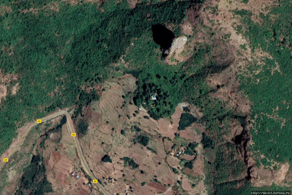 скан карты Гугл Аддис-Земен, Эфиопия