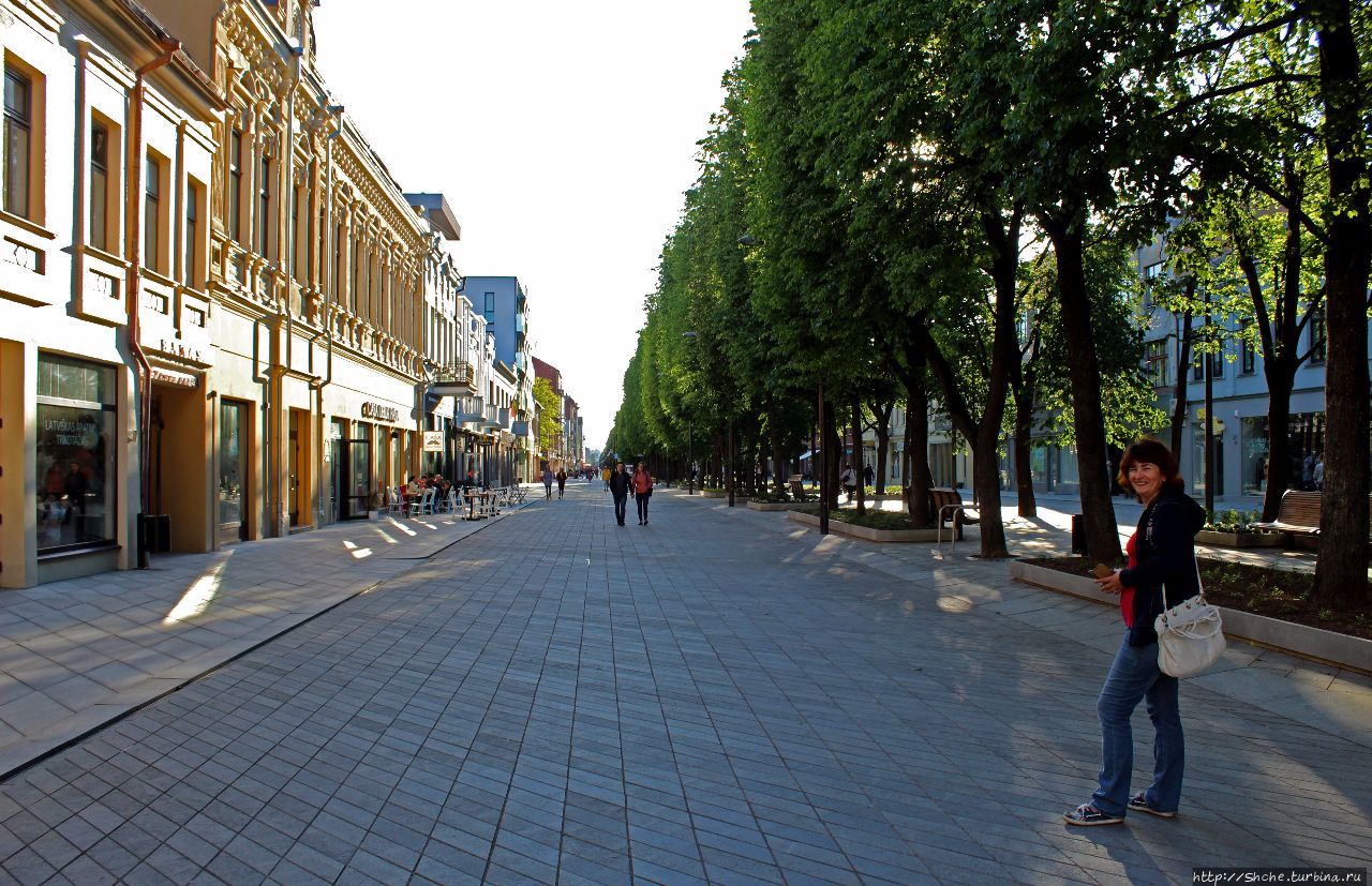 Лайсвес-аллея - пешком по главной улице