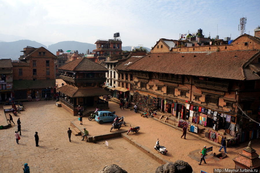 Мы   такого  не    видали   никогда... Бхактапур, Непал
