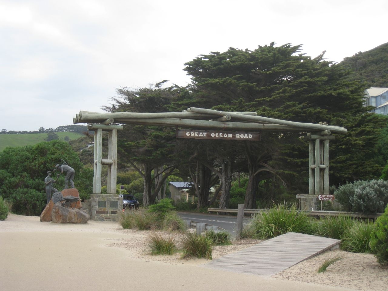 Мемориальная арка Великой Океанской дороги Лорн, Австралия