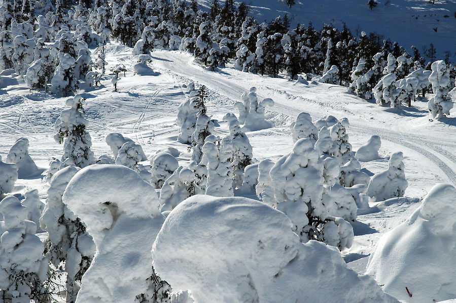 Замёрзшие великаны Рука, Финляндия