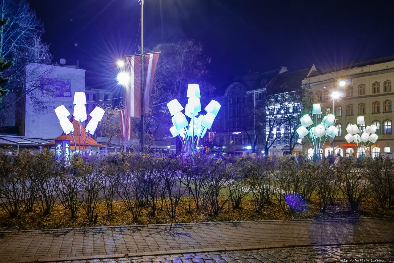 Фестиваль света Рига сияет 2016 Рига, Латвия