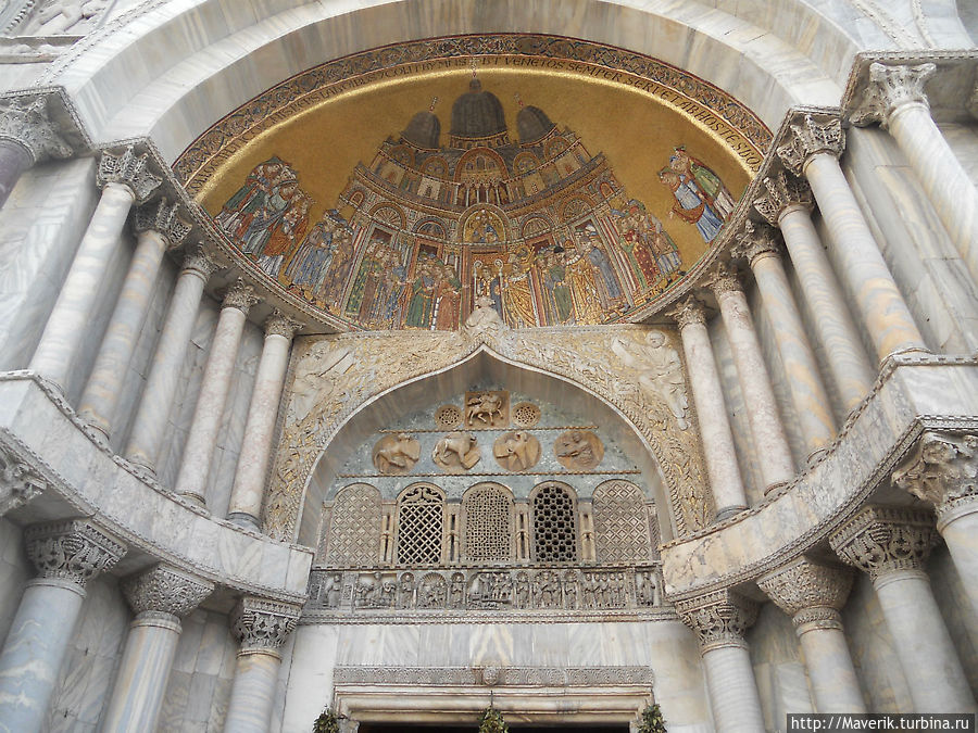 Собор Сан Марко. Главный вход. Венеция, Италия