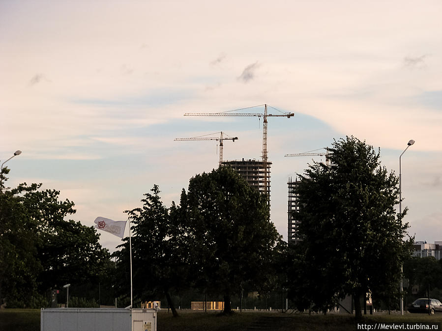 Небо над Андрейоста Рига, Латвия