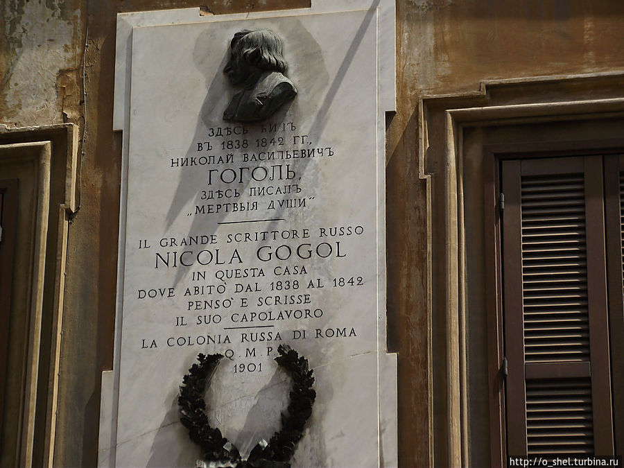 Н.В. Гоголь в Риме Рим, Италия