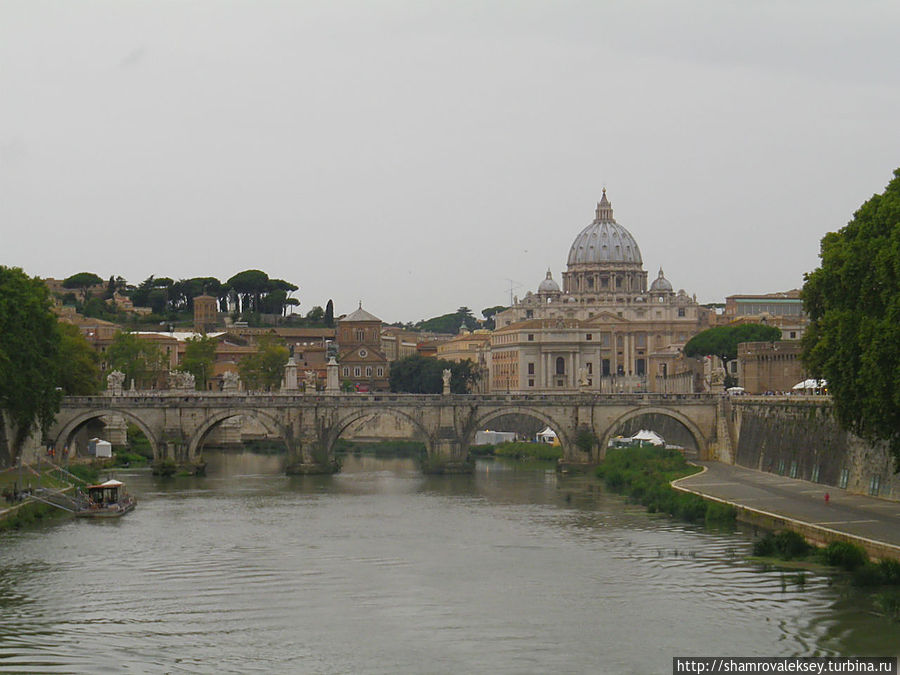 Уснувший Тибр Рим, Италия